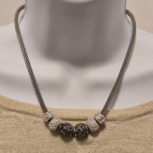 Brighton Beverly Glam, Add A Bead, Charm Necklace With Six Charms
